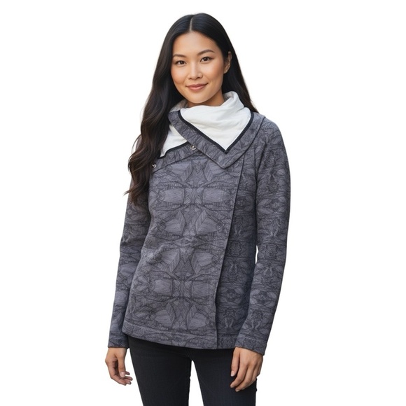 Lululemon Savasana Wrap coal/black pencil sketch size 6 - Picture 1 of 7